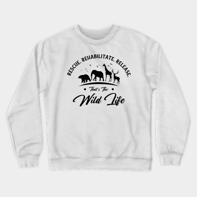 World Wildlife Day Animal Rescue Wildlife Conservation Crewneck Sweatshirt by Tom´s TeeStore